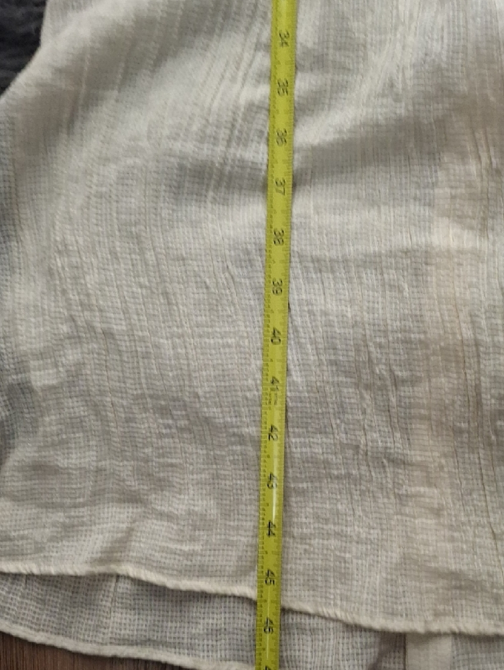 Zara Cream Sheer Button-Front Duster / Kimono - Picture 9 of 13